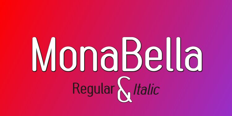 MonaBella Schriftart