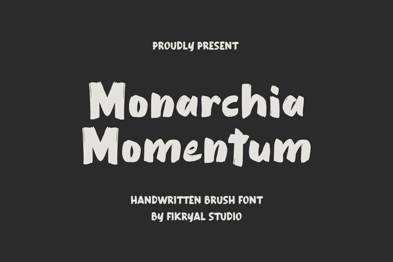 Monarchia Momentum Шрифт