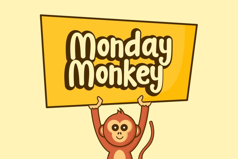 Monday Monkey Czcionka
