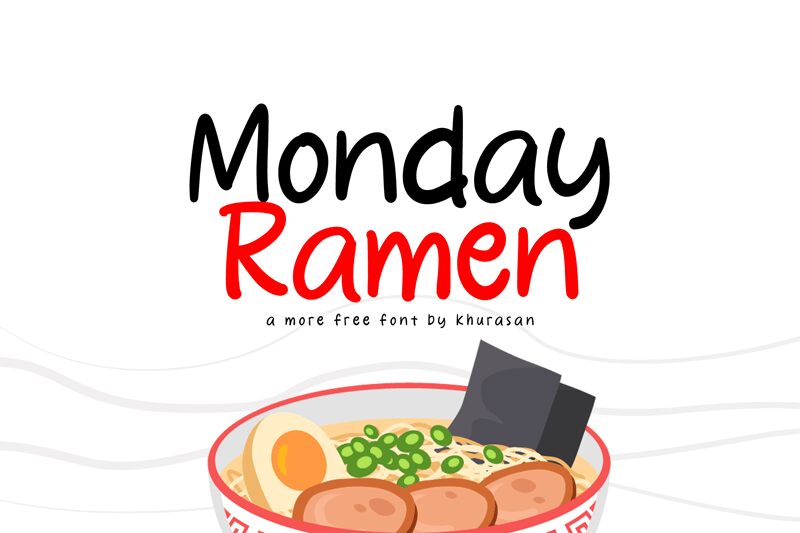 Monday Ramen الخط 