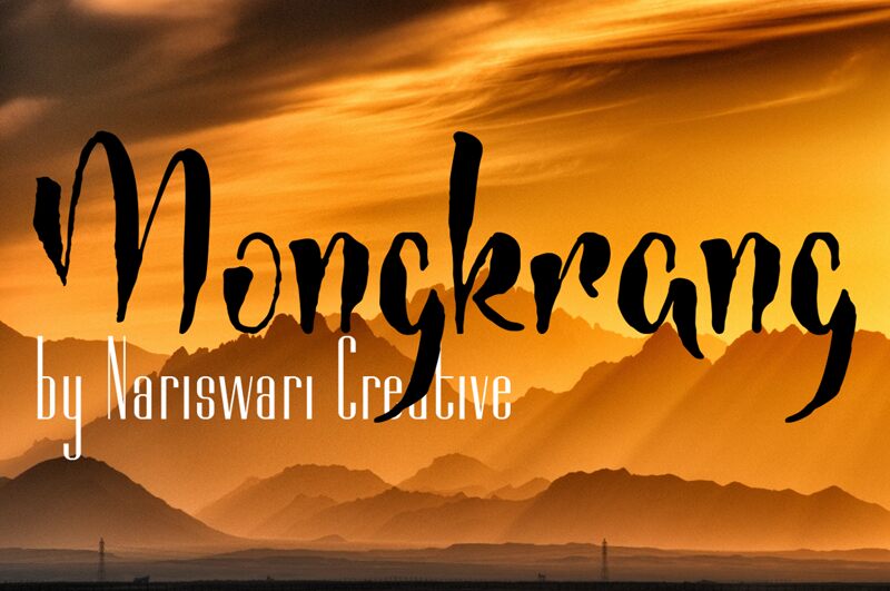 Mongkrang Schriftart