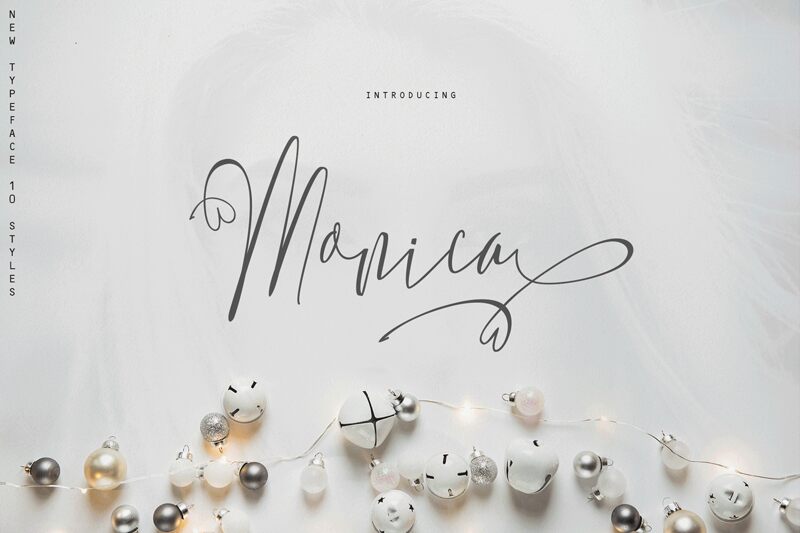 Monica Schriftart