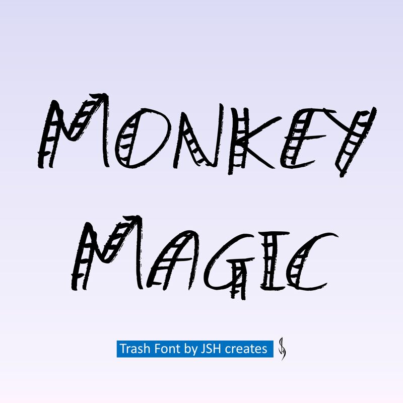 Monkey Magic Druh písma