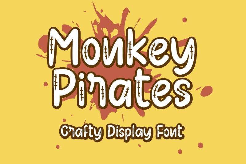 Monkey Pirates Schriftart