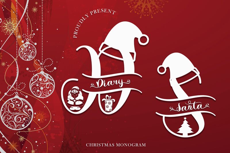 Monogram Diary Schriftart