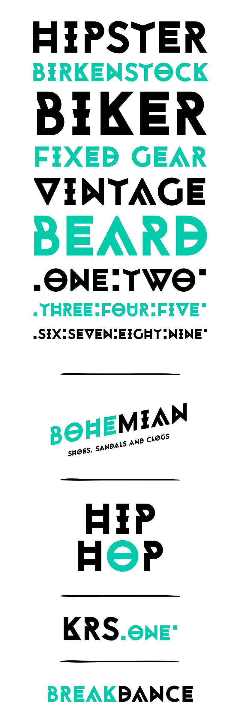 Monohypster Carattere