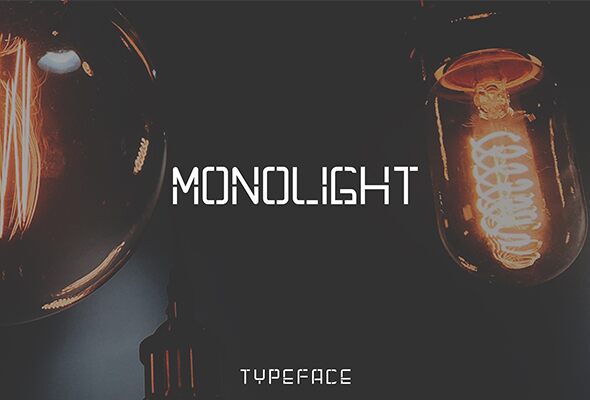 monolight Schriftart
