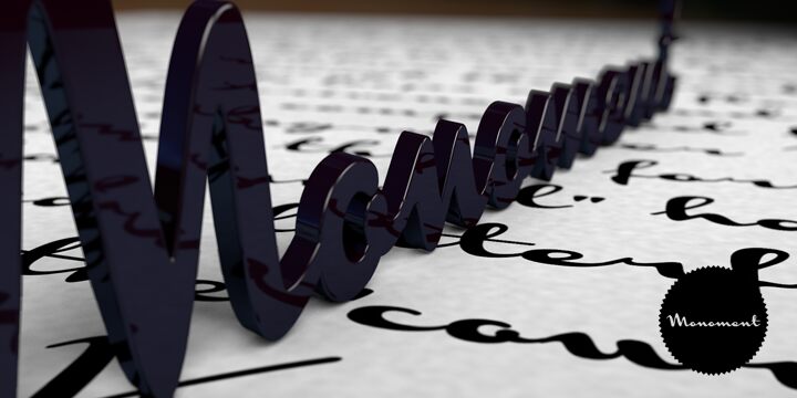 Monoment Schriftart