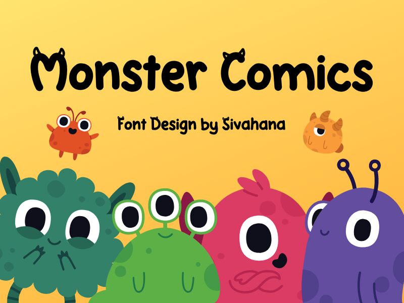 Monster Comics Font