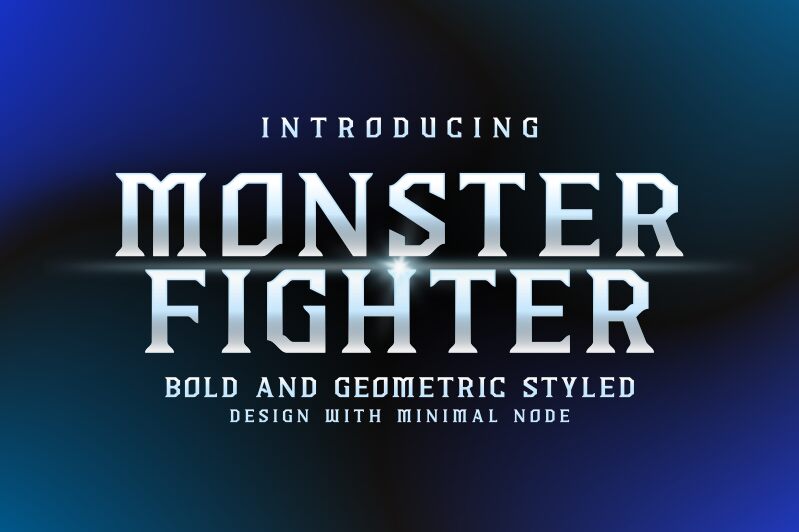 MONSTERFIGHTER Czcionka