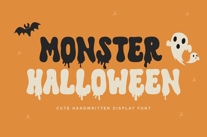 Monster Halloween Font