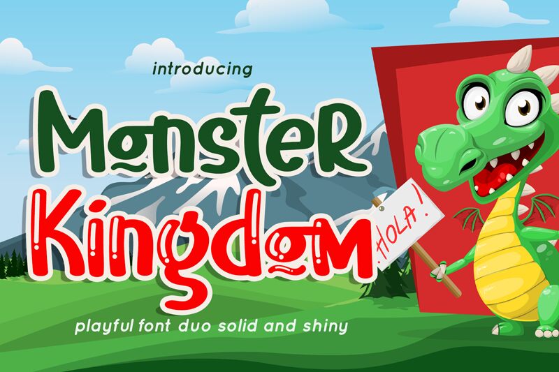 Monster Kingdom Czcionka