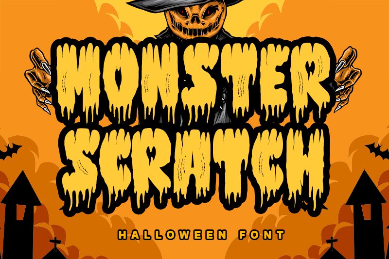 Monster Scratch Schriftart