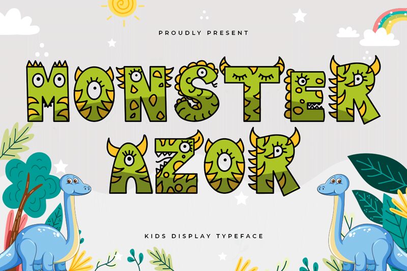 Monsterazor Druh písma