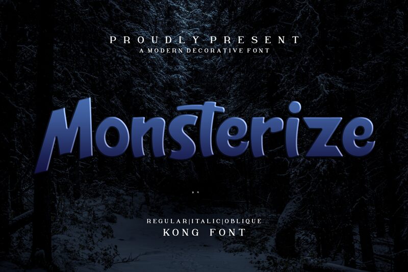Monsterize Czcionka