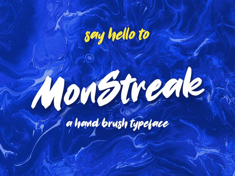 MonStreak Schriftart