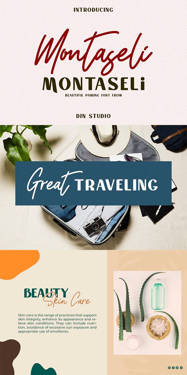 Montaseli Script Schriftart