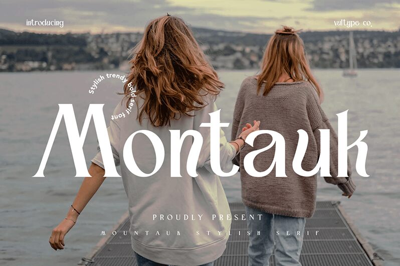 montauk Schriftart