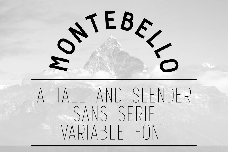 Montebello Schriftart