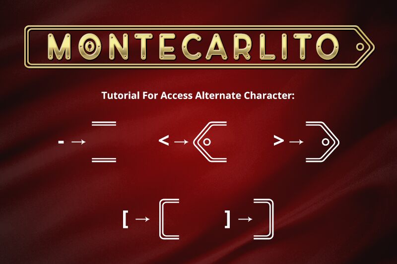 Montecarlito Czcionka