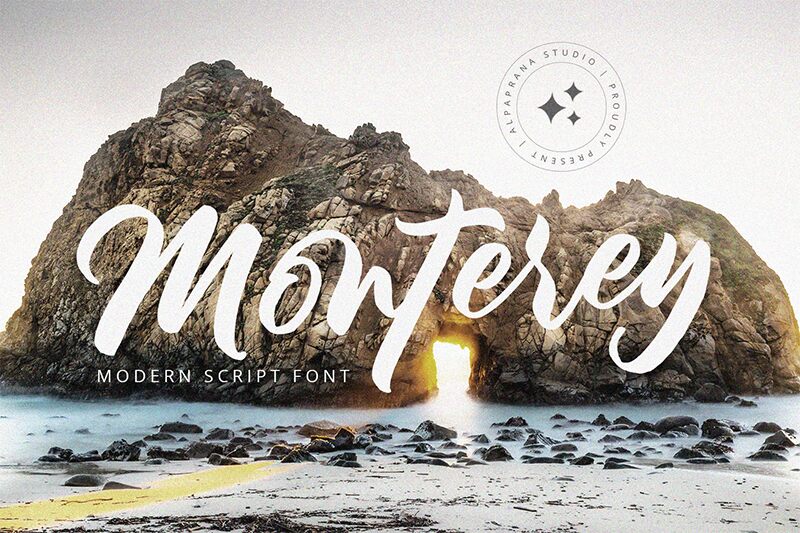 Monterey Schriftart