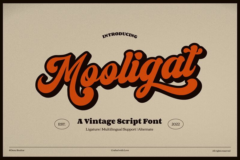 Mooligat — 字体展示