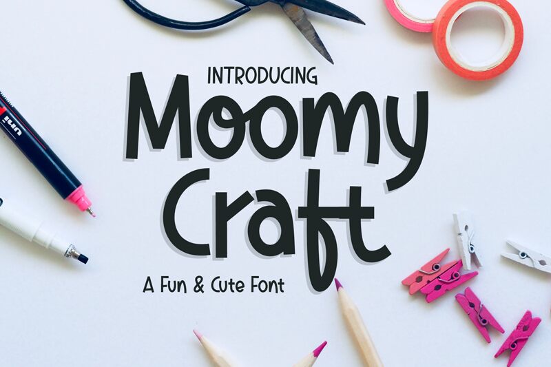 Moomycraft Schriftart
