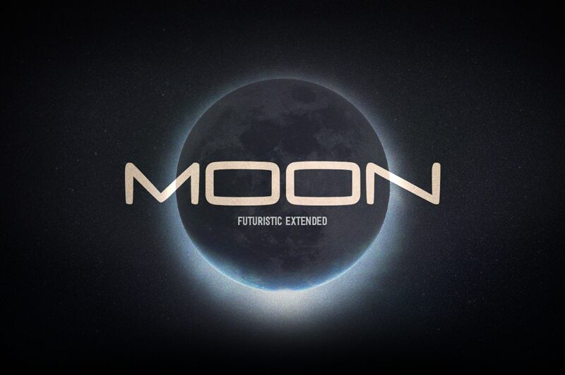 Moon Hand Font