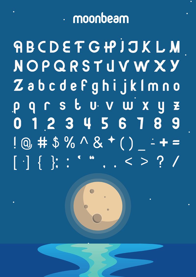 moonbeam Czcionka