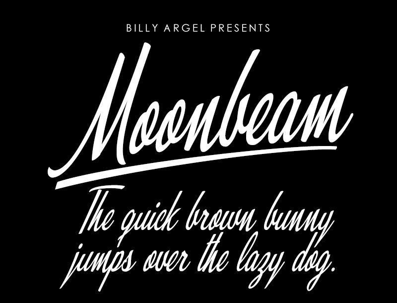 Moonbeam Schriftart