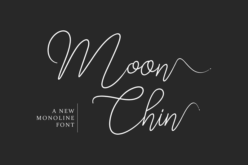Moon Chin Schriftart