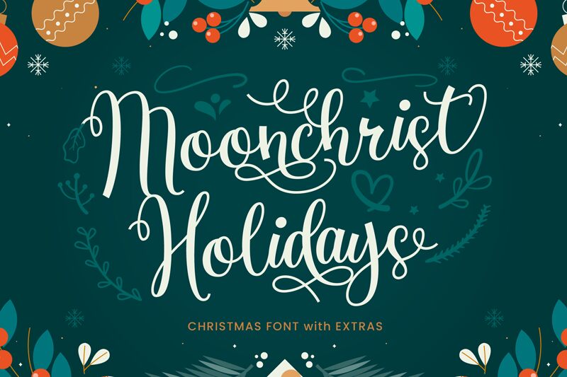 Moonchrist Holidays Schriftart