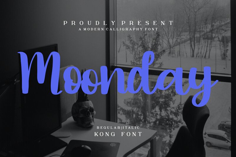 Moonday Schriftart