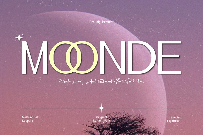 Moonde Czcionka