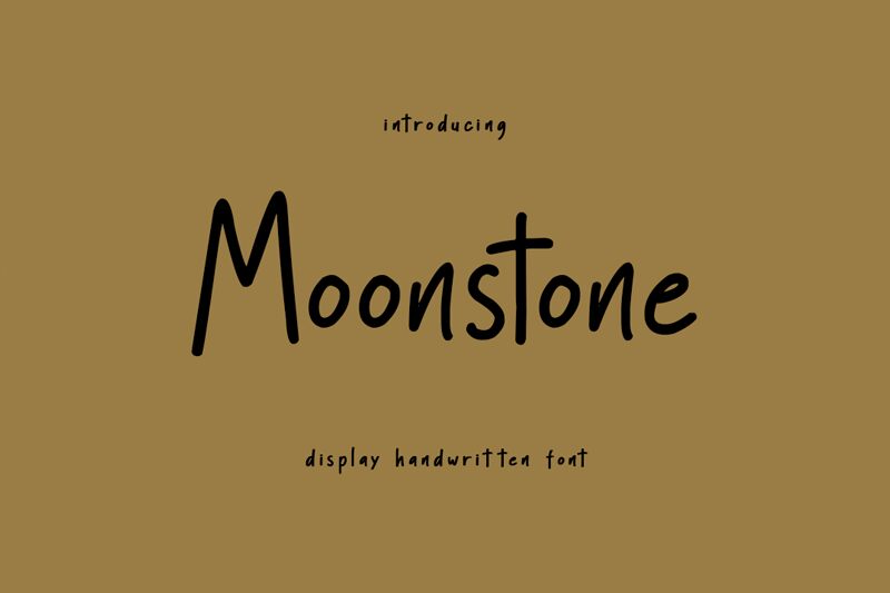 Moonstone Schriftart