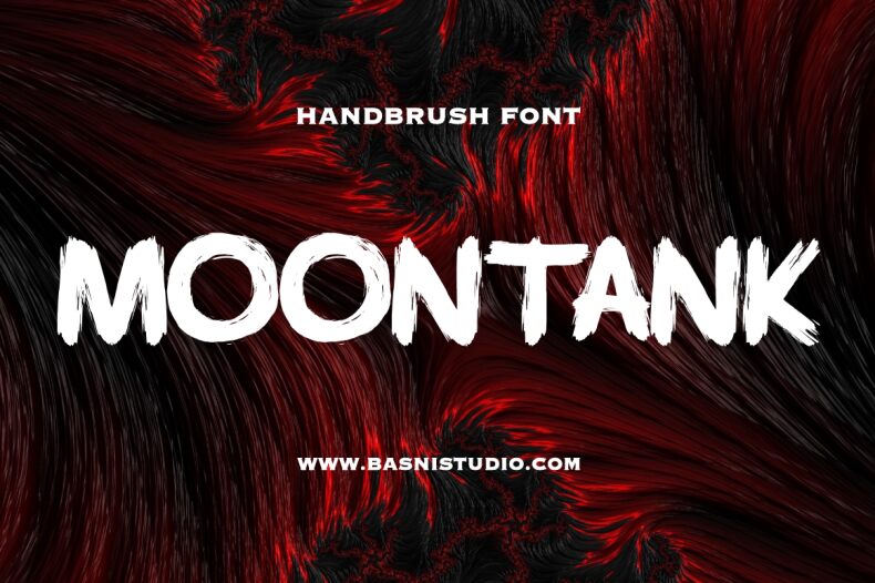 MOONTANK Schriftart