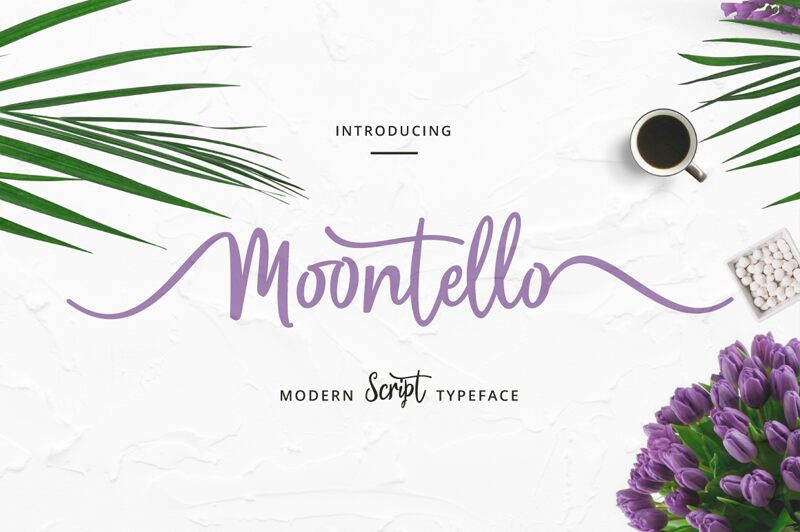 Moontello Schriftart