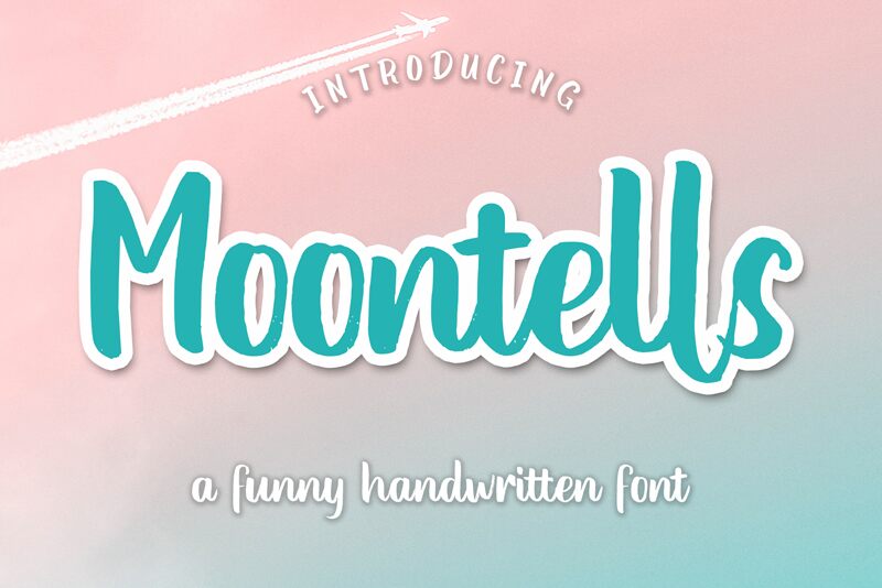 Moontells Schriftart