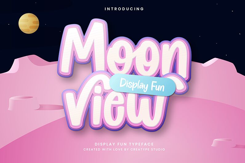 Moonview Czcionka