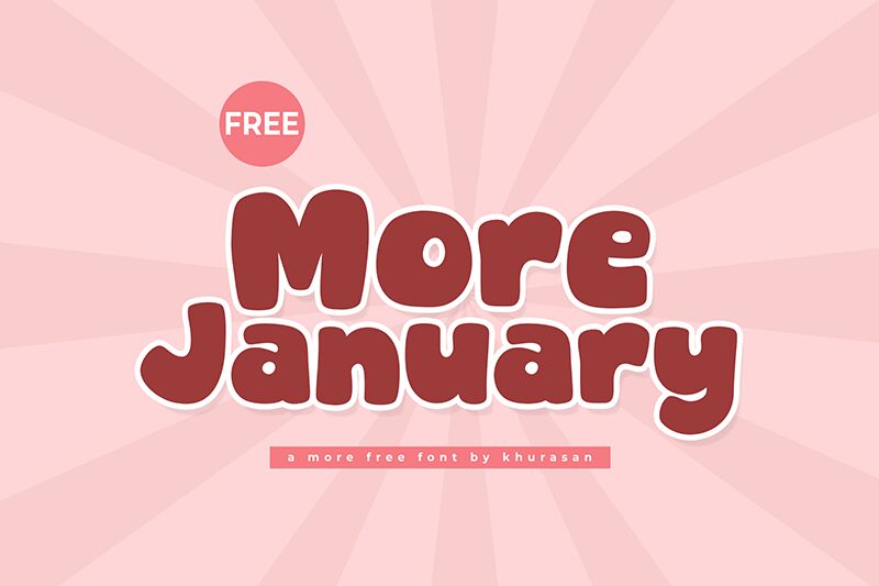More January Schriftart