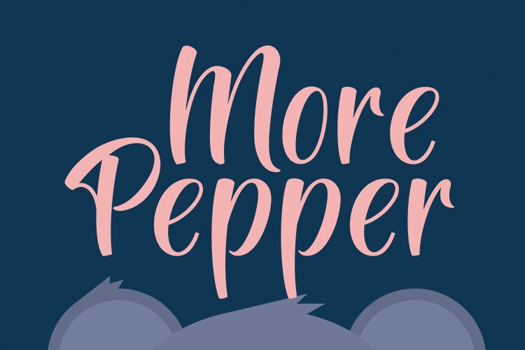 More Pepper Schriftart