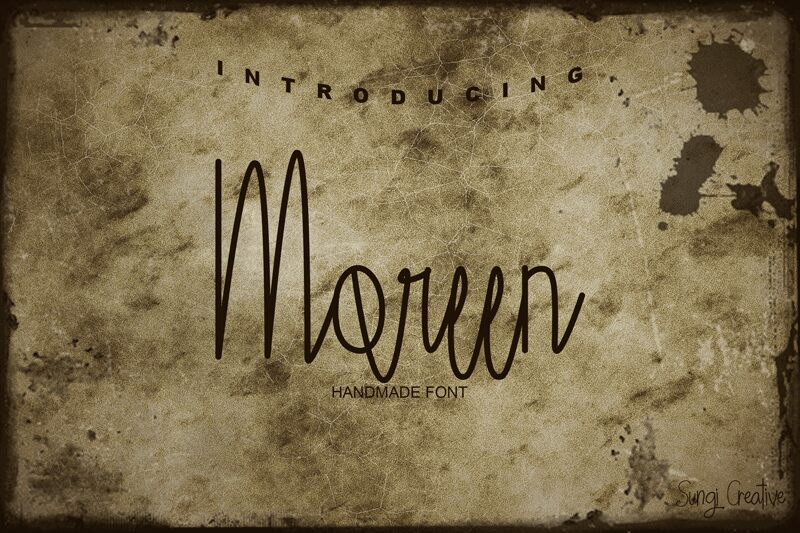 Moreen フォント