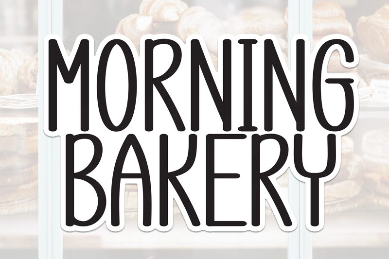 Morning Bakery Schriftart