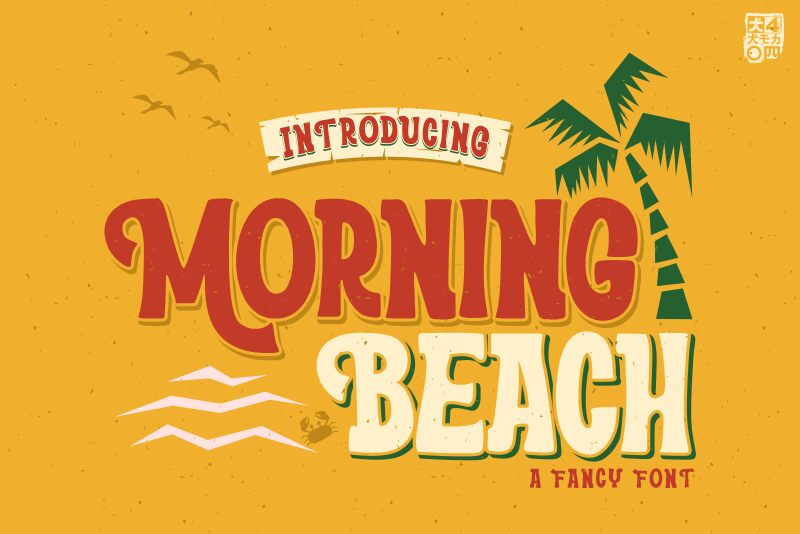 Morning Beach Schriftart