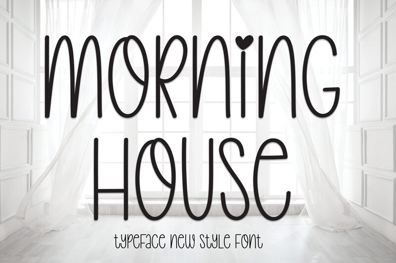 Morning House Шрифт