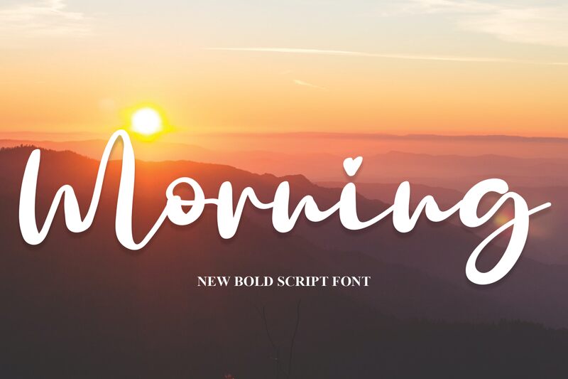 Morning Font
