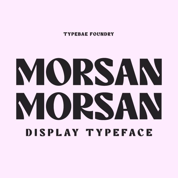 Morsan Schriftart