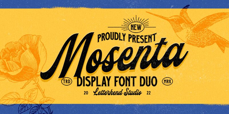 Mosenta Script Carattere