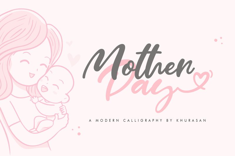 Mother Day Carattere