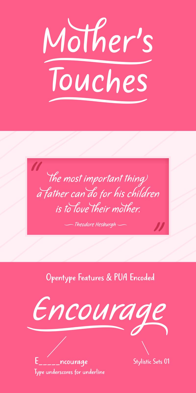 Mother's Touches Czcionka